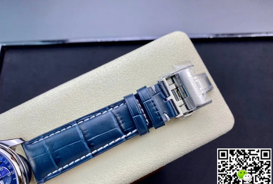 Longines Master Collection L2.773.4.92.0 YL Factory 1:1 Best Edition Replica Watch Blue Leather Strap